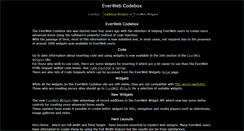 Desktop Screenshot of everwebcodebox.com