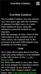 Mobile Screenshot of everwebcodebox.com